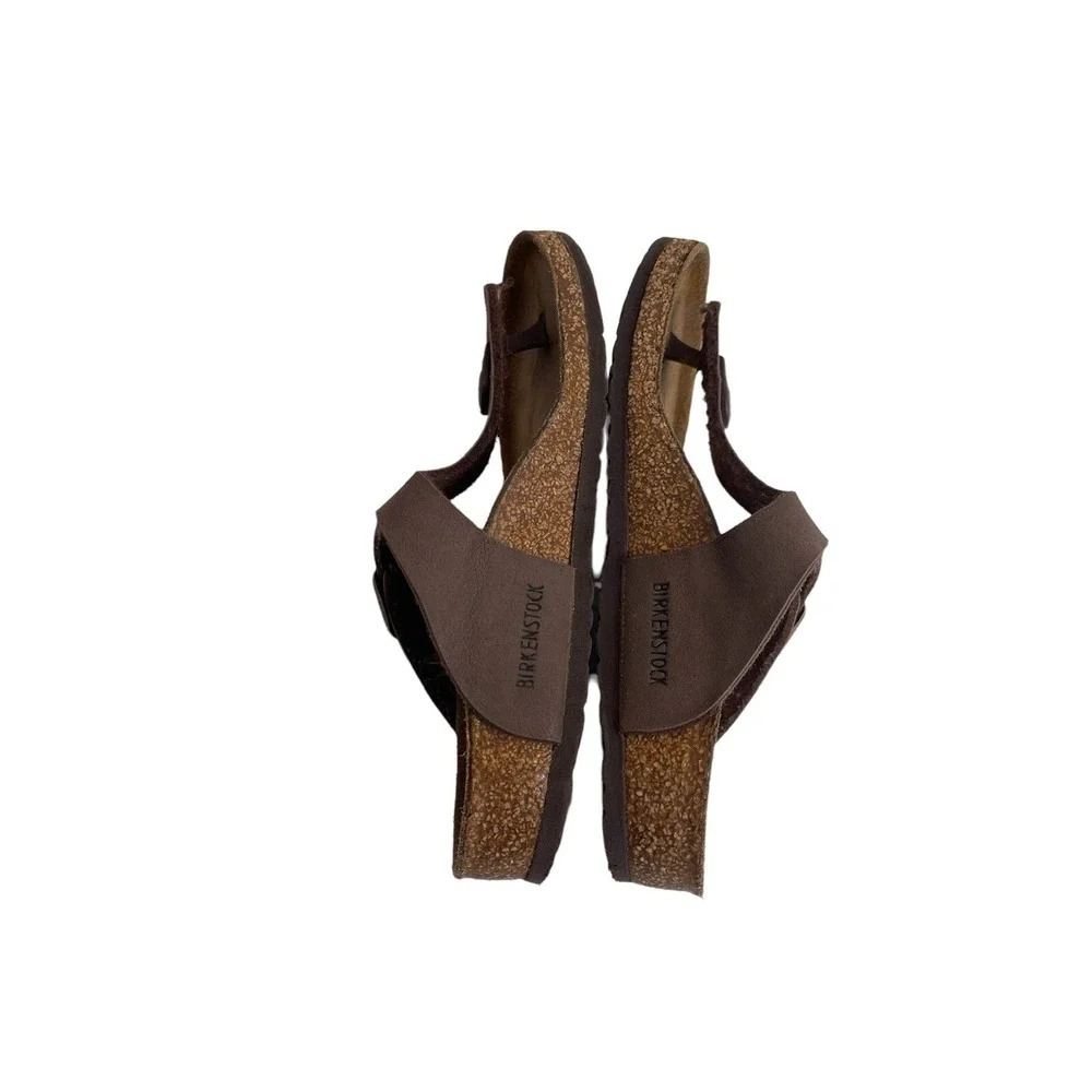 Birkenstock Kizeh Birko-Flor Sandals Kids Junior 31 / 12.5 M Shoes Brown Leather